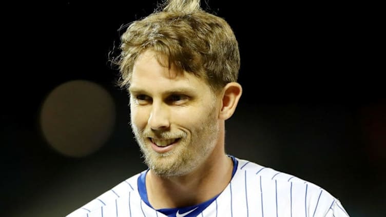 NEW YORK, NY - JULY 24: Jeff McNeil #68 of the New York Mets smiles as he walks off the field in the eighth inning against the San Diego Padres on July 24, 2018 at Citi Field in the Flushing neighborhood of the Queens borough of New York City. (Photo by Elsa/Getty Images)