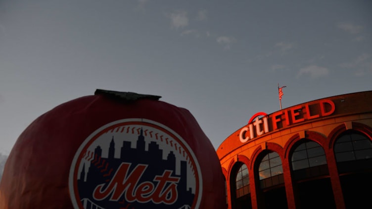 NEW YORK, NY - OCTOBER 17: The sunsets over Citi Field prior to game one of the 2015 MLB National League Championship Series between Chicago Cubs and the New York Mets on October 17, 2015 in the Flushing neighborhood of the Queens borough of New York City. (Photo by Alex Goodlett/Getty Images)