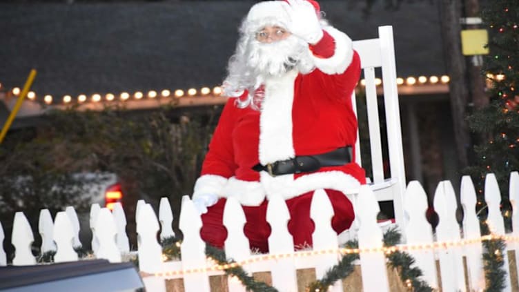 Santa Claus rode through areas of City of Pineville Monday, Dec. 21, 2020 to wish residents and children a Merry Christmas. Due to the pandemic, the Santa House at City Hall where Santa Claus typically meets children is closed. Children are able to leave a letter for Santa Claus at a mailbox set up at the Santa House.Santa Claus Rode Through Areas Of City Of Pineville Monday Dec 21 2020 To Wish Residents And Children A Merry Christmas Due To The Pandemic The Santa House At City Hall Where Santa Claus Typically Meets Children Is Closed Children Are Able To Leave A Letter For Santa Claus At A Mailbox Set Up At The Santa House