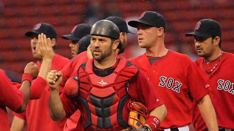 BOSTON, MA - AUGUST 27: Jason Varitek