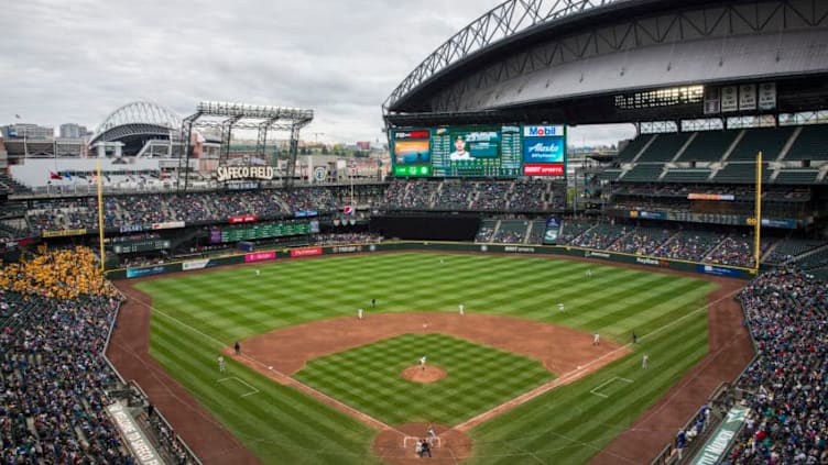 SEATTLE, WA - APRIL 15: A general view of Safeco Field as Felix Hernandez