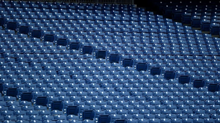 Empty seats at Citizens Bank Park (Photo by G Fiume/Getty Images)