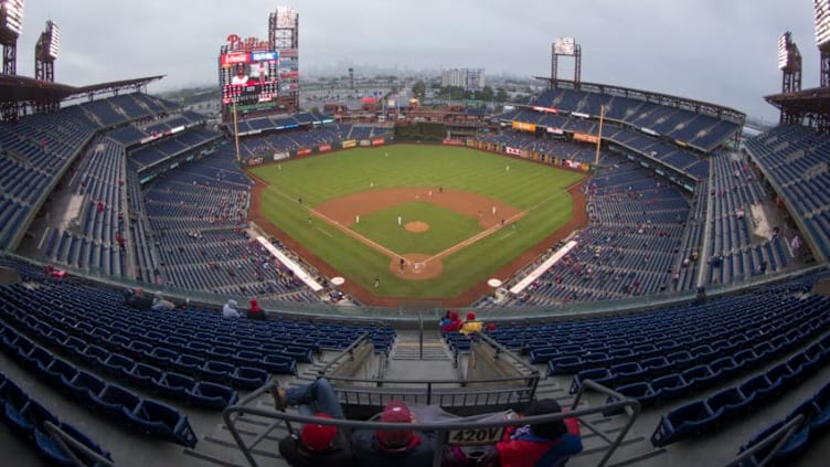 PHILADELPHIA, PA - OCTOBER 3: A general view of the game between the Miami Marlins and Philadelphia Phillies on October 3, 2015 at Citizens Bank Park in Philadelphia, Pennsylvania. The Marlins defeated the Phillies 7-6. (Photo by Mitchell Leff/Getty Images)