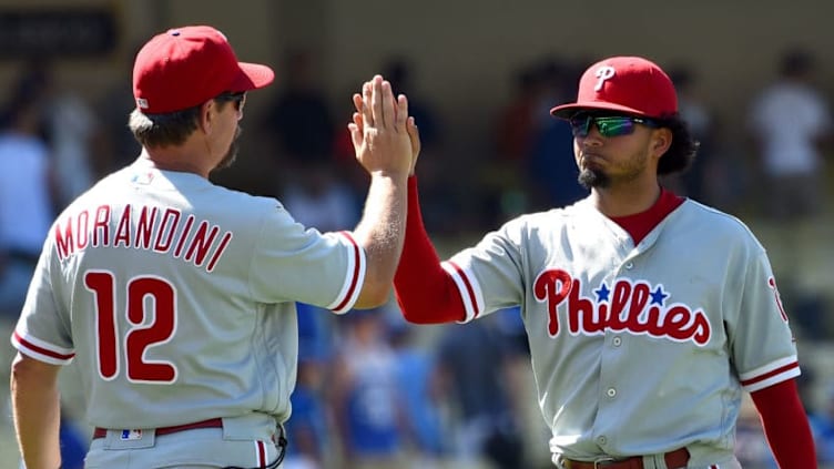 LOS ANGELES, CA - AUGUST 10: Freddy Galvis