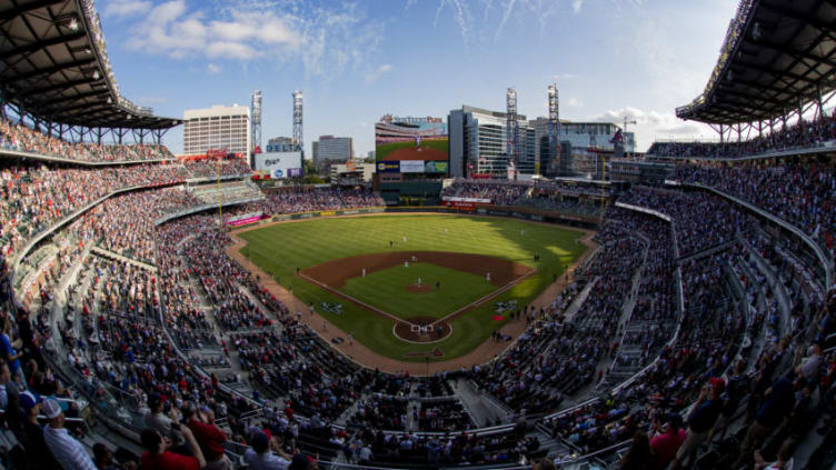 ATLANTA, GA - OCTOBER 9: General view during the first inning of Game Five of the National League Division Series between the Atlanta Braves and the St. Louis Cardinals at SunTrust Park on October 9, 2019 in Atlanta, Georgia. (Photo by Carmen Mandato/Getty Images)