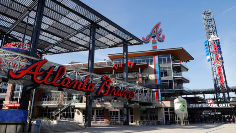 A general view of The Battery Atlanta connected to Truist Park, home of the Atlanta Braves. (Photo by Kevin C. Cox/Getty Images)