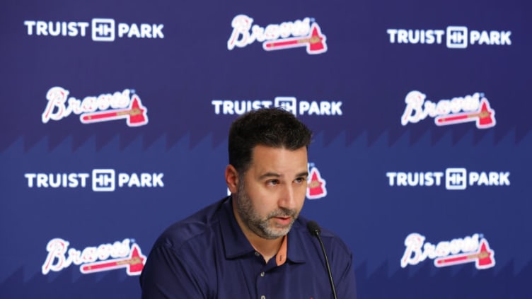 Atlanta Braves General Manager, Alex Anthopoulos. (Photo by Todd Kirkland/Getty Images)