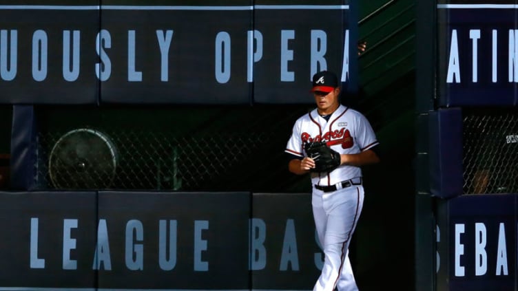 ATLANTA, GA - SEPTEMBER 17: Craig Kimbrel #46 of the Atlanta Braves leaves the bullpen to pitch in the ninth inning against the Washington Nationals at Turner Field on September 17, 2014 in Atlanta, Georgia. (Photo by Kevin C. Cox/Getty Images)