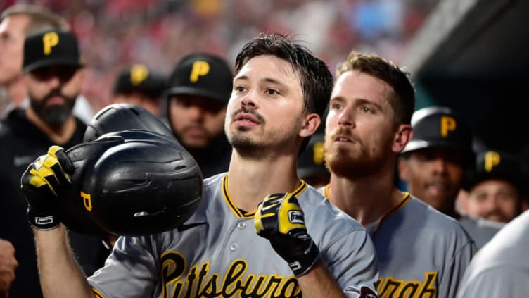 Pittsburgh Pirates center fielder Bryan Reynolds could be a long-term outfield solution for the Atlanta Braves. Mandatory Credit: Jeff Curry-USA TODAY Sports