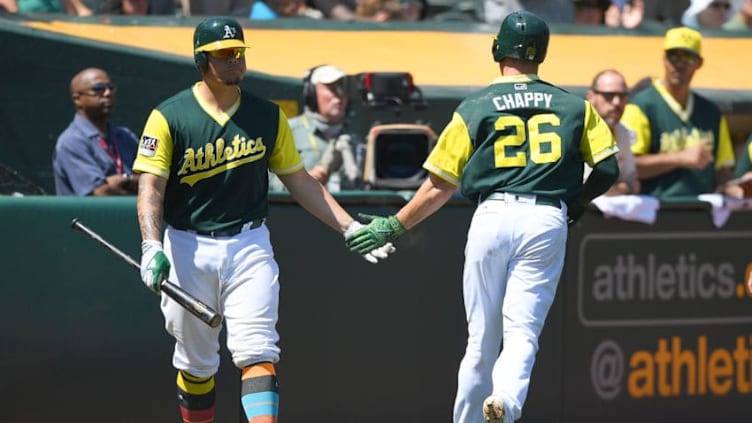 OAKLAND, CA - AUGUST 27: Matt Chapman