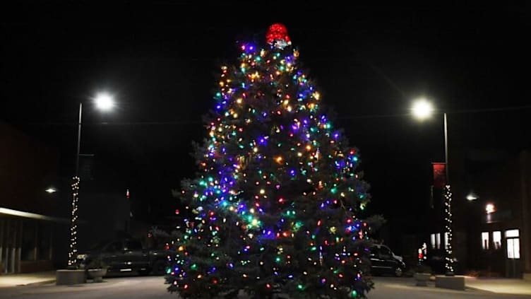 Slater Christmas Tree displays on Main Street Street in downtown Slater, Iowa. The picture was taken on Friday, Dec. 17, 2021.12 20 Slater Christmas Tree