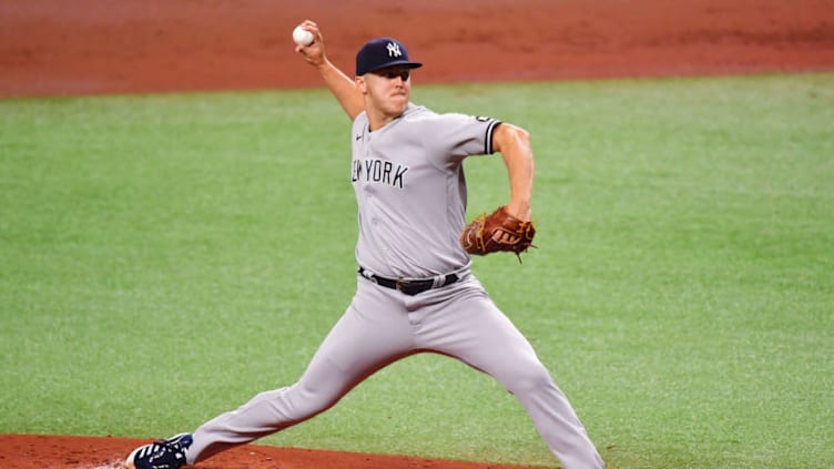 ST PETERSBURG, FLORIDA - MAY 13: Jameson Taillon #50 of the New York Yankees (Photo by Julio Aguilar/Getty Images)