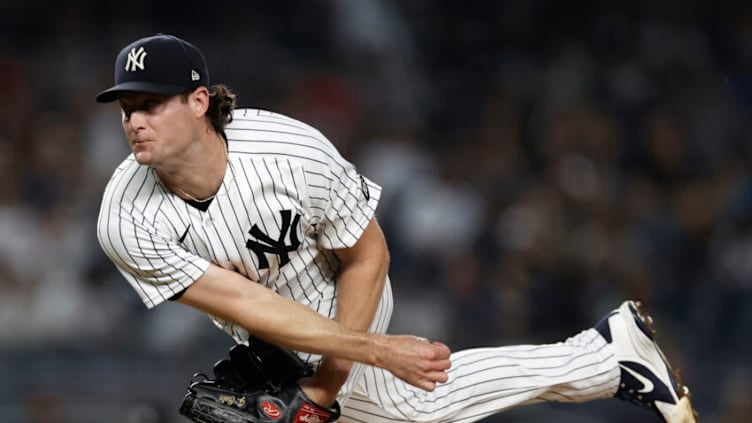 NEW YORK, NY - JULY 17: Gerrit Cole #45 of the New York Yankees. (Photo by Adam Hunger/Getty Images)