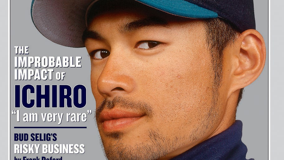 Ichiro Suzuki on the cover of the July 6, 2002 edition of Sports Illustrated