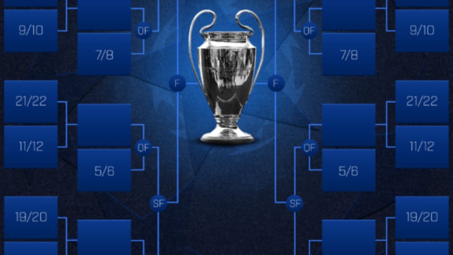 Champions League bracket.