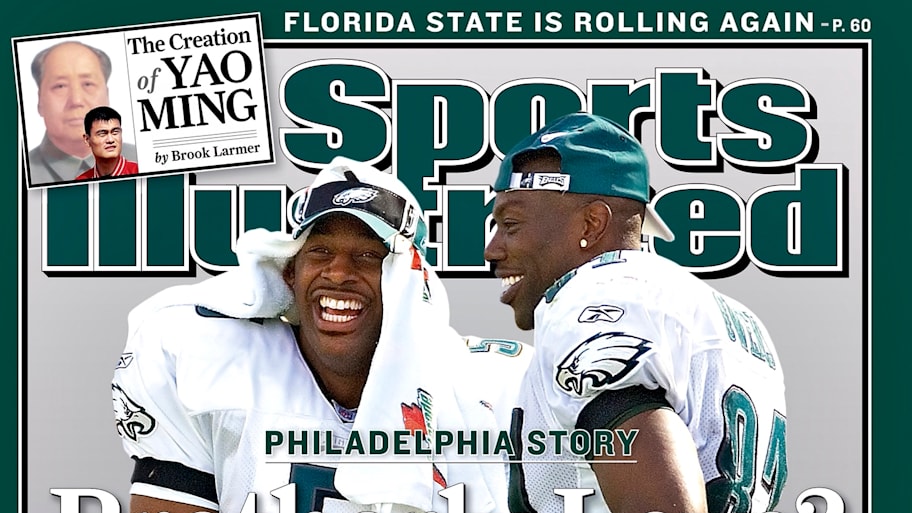 Philadelphia Eagles QB Donovan McNabb (5) and Terrell Owens (81) 