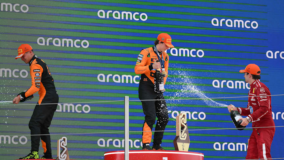 The F1 Spanish GP podium