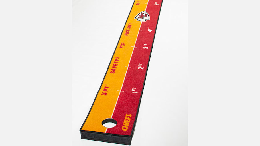 Kansas City Chiefs putting mat.