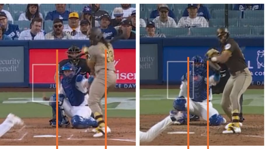 Dodgers hit by pitches vs. Fernando Tatis Jr.