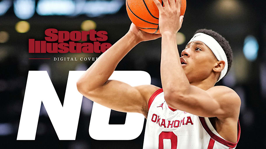 Jeremiah Fears shoots a jump shot against Michigan in a December game.