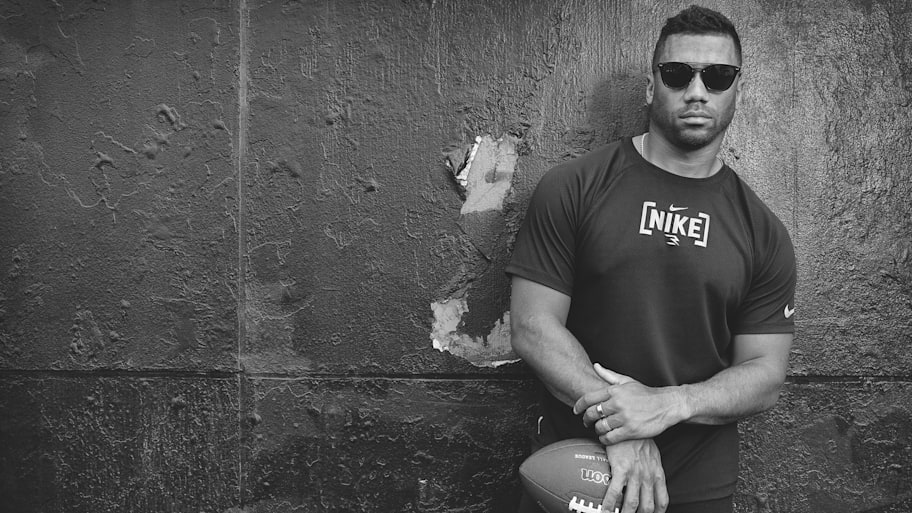 Russell Wilson, New York Giants quarterback, SI Digital Cover photo shoot