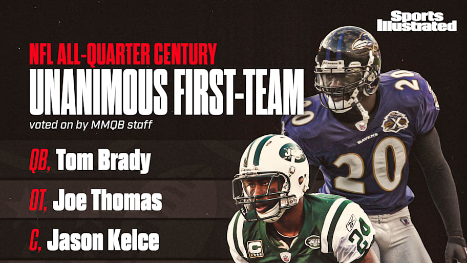 SI graphic showing unanimous first-team selections