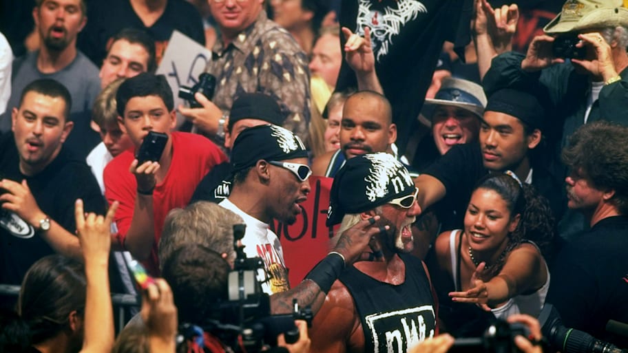 Dennis Rodman and Hulk Hogan