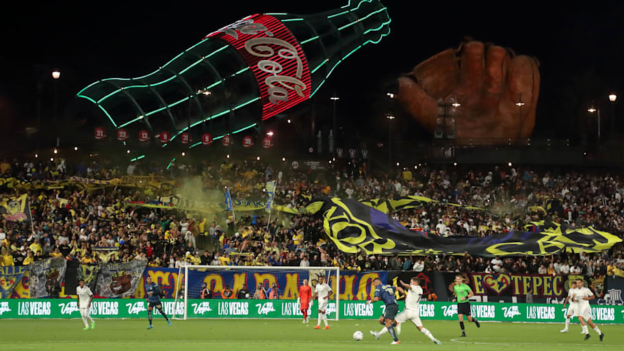 Real Madrid and Club America at the Oracle Park stadium 