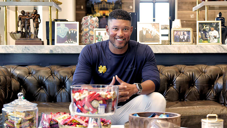 Marcus Freeman has enabled many a sweet tooth, and that giving attitude has helped win over the entire campus.