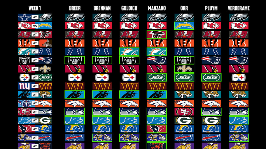 MMQB picks for Week 1