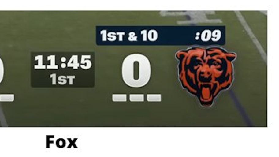 Fox's NFL scorebug.