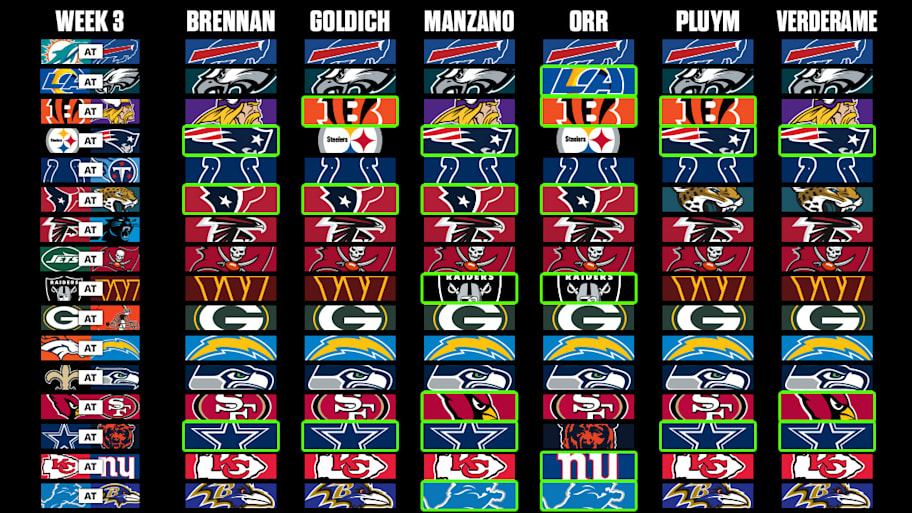 MMQB Week 3 staff picks