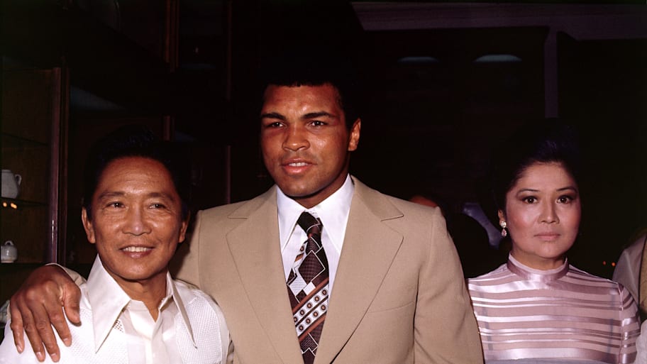 Ferdinand Marcos, Muhammad Ali, First Lady Imelda Marcos