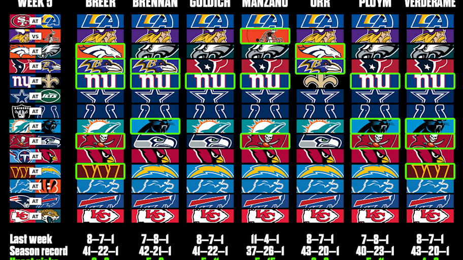 MMQB Week 5 picks