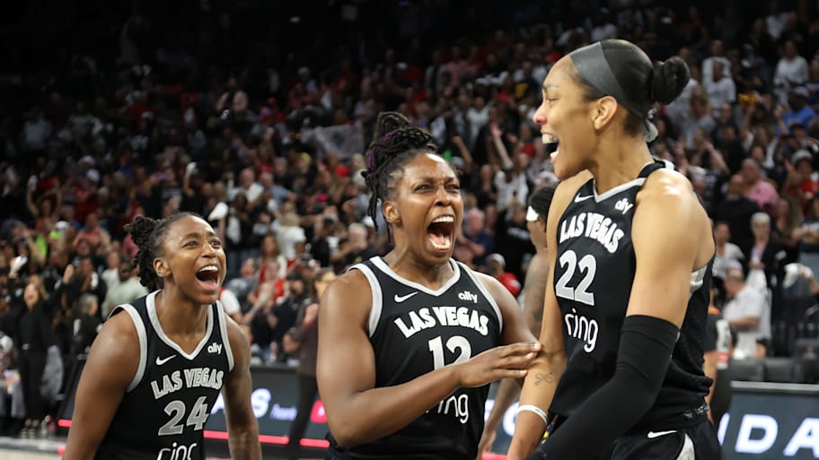 Jewell Loyd, Chelsea Gray and A'ja Wilson