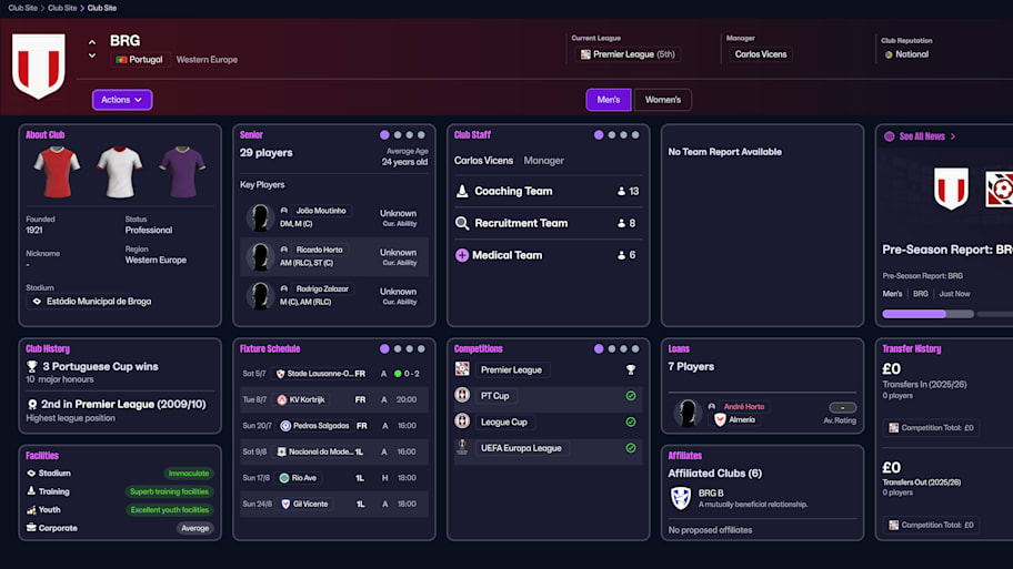 Braga on Football Manager 26