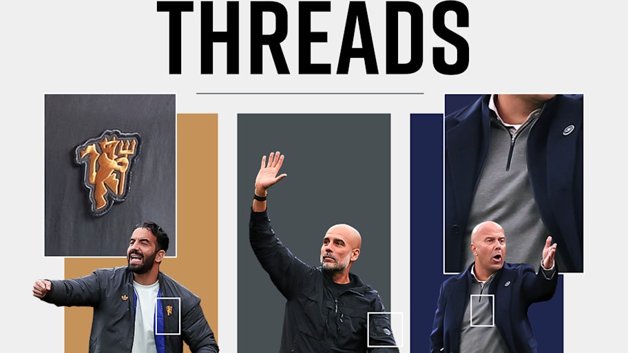 Ruben Amorim (left), Pep Guardiola (centre) and Arne Slot.