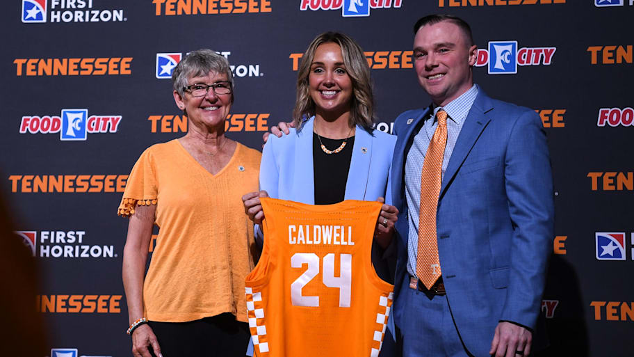 Kim Caldwell is announced as the new head coach of the Tennessee women's basketball program. 