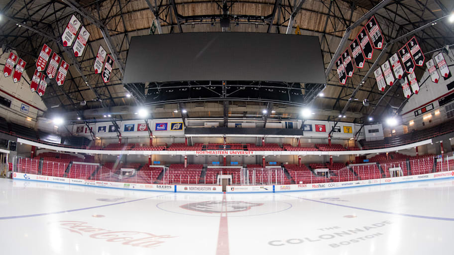 Ice-level view of Matthews Arena