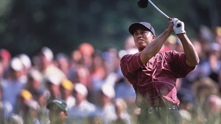 Tiger Woods at the 2002 U.S. Open.