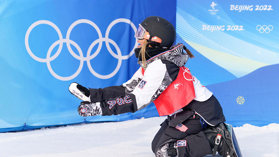 Chloe Kim after winning gold in 2022