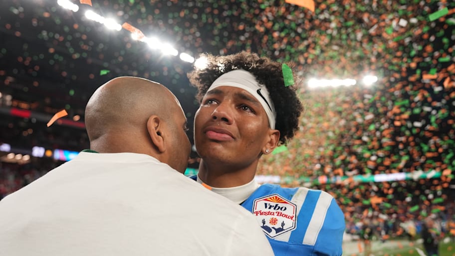 A dejected Trinidad Chambliss after losing to Miami