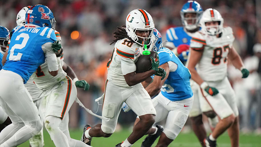 Hurricanes wide receiver Malachi Toney.
