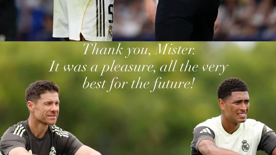 Jude Bellingham and Xabi Alonso