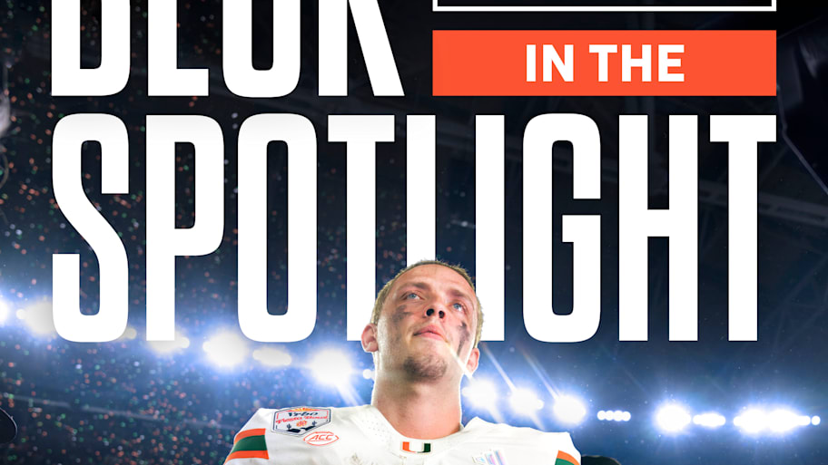 Miami quarterback Carson Beck