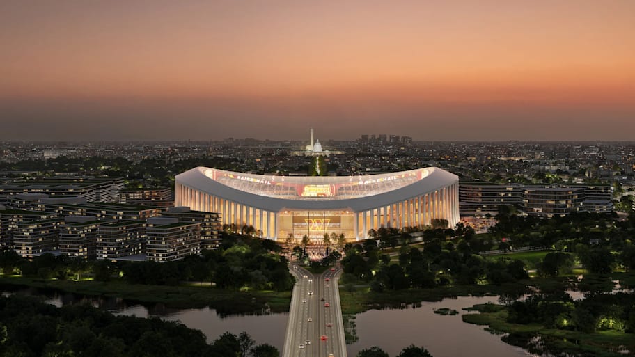 rfk stadium, washington commanders, rendering, washington, d.c.