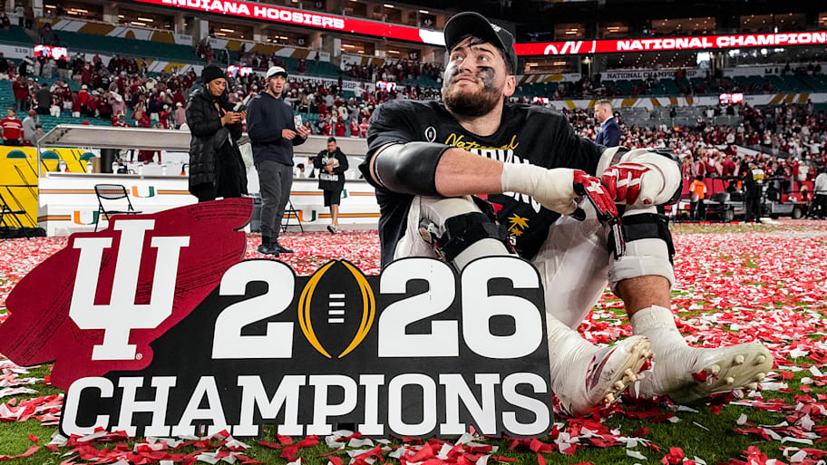 Indiana postgame after winning the national championship