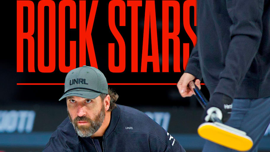 Rock Stars: Jared Allen curling on the Digital Cover. 