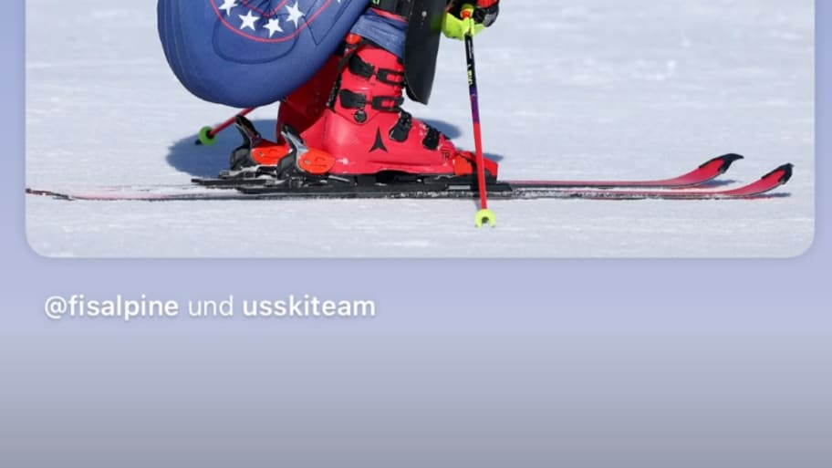 Mikaela Shiffrin, olympics, instagram story, screenshot, winter olympics