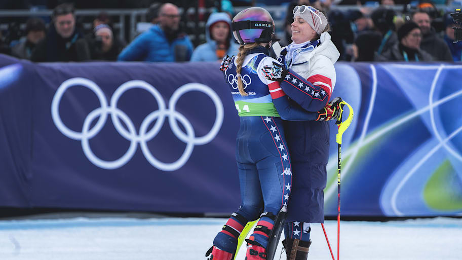 Mikaela Shiffrin and Breezy Johnson 